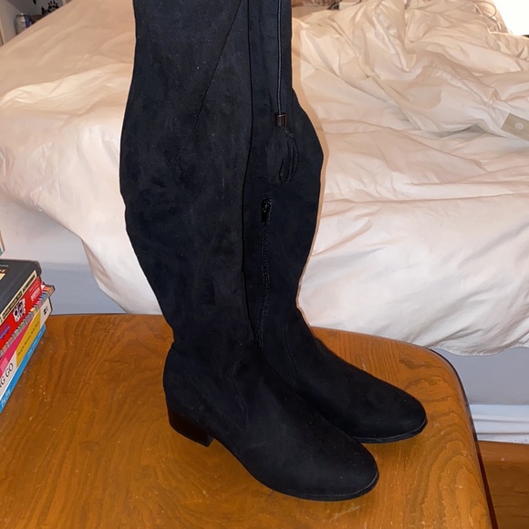 Knee high or over the knee boots - worn once - Picture 1 of 12